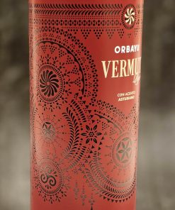 Alternative view of 6 botellas Vermut Rojo Orbayu 100 cl