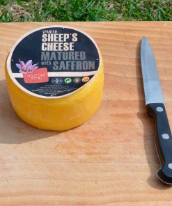 Queso de oveja madurado con azafrán 454 g.